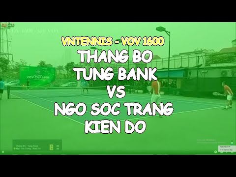 Thang Bo 870  - Tung Bank 740  vs Ngo Soc Trang - Kien Do 720  * 2001 Vntennis - Vov 1600