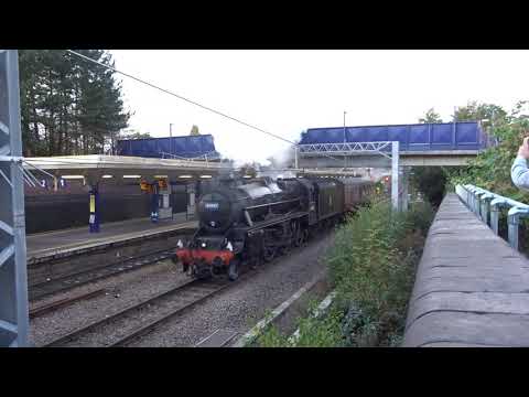45407 'The Lancashire Fusilier' passing through Salford