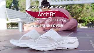  Sandalias Skechers Arch Fit Comercial