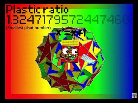 Number irrationals band pisot numbers: plastic ratio/smallest pisot number