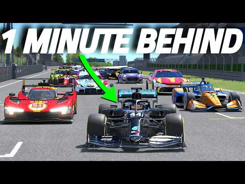 Can The FASTEST F1 Car Pass These Cars Starting 1 MINUTE BEHIND?