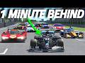 Can The FASTEST F1 Car Pass These Cars Starting 1 MINUTE BEHIND