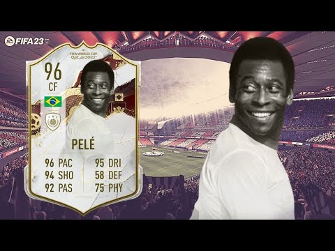 FIFA 23: PELÉ 96 WORLD CUP ICON PLAYER REVIEW FIFA 23 ULTIMATE TEAM | PS5 4K