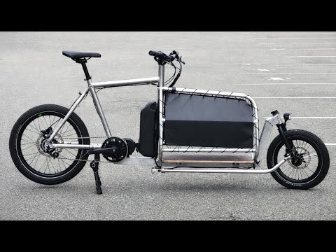I built a Super Compact Foldable Cargo Bike