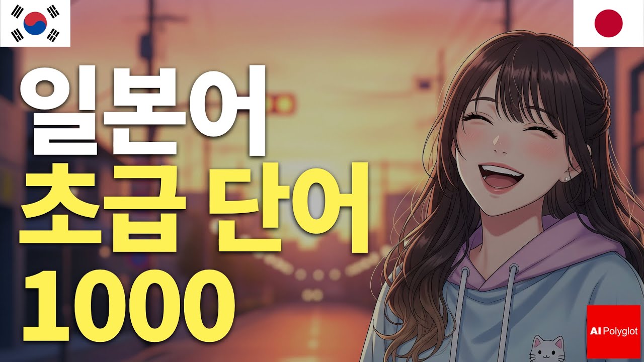 일본어 초급 단어 1000 | 자연스러운 듣기 | 히라가나 병기 | 초보자용 | 일본어 배우기