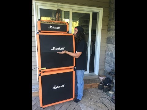 Review of Marshall Valvestate VS100 head with Marshall 1960a cab and m412b cab