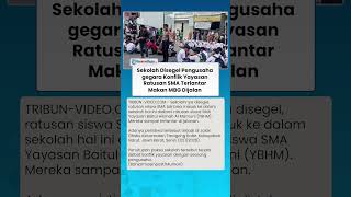 GEGARA KONFLIK dengan Pengusaha Sekolah di Garut Disegel, Siswa SMA Terlantar di Jalan