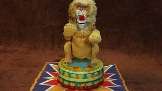 Download lagu 50s Iwaya Circus Lion Vintage  Battery Operated Tin Toy mp3