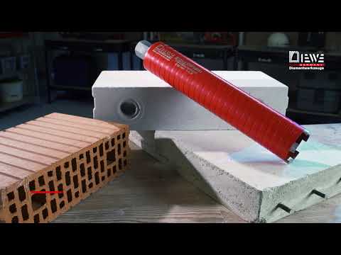 DIEWE DIamantbohrkrone A-TriX® 3Speed - Trockenbohren in armiertem Beton