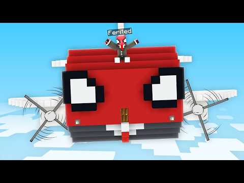 NEDEN EVİMİZ UÇAK OLDU? - Minecraft