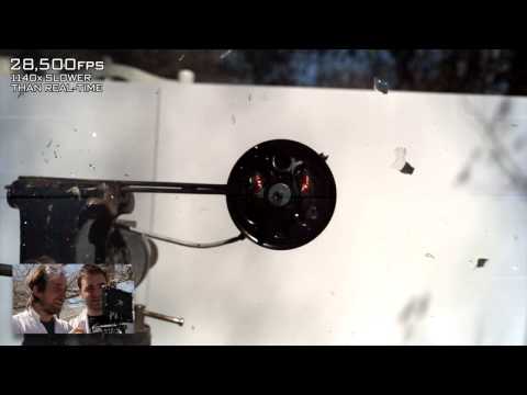 Copy of CD Shattering at 170,000FPS!   The Slow Mo Guys