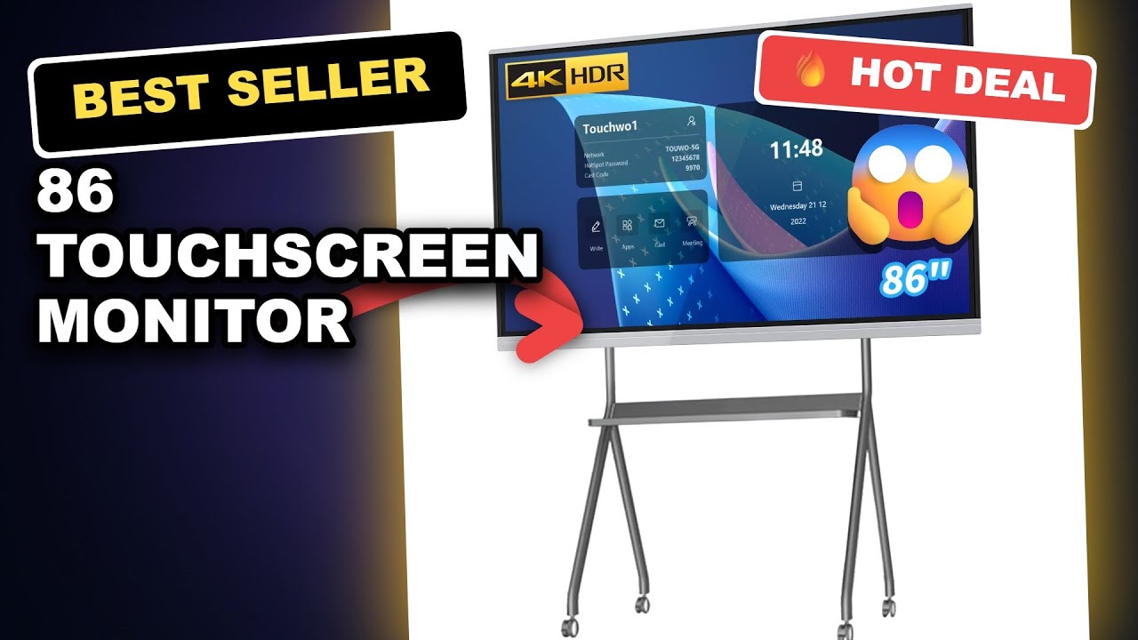 86 Touchscreen Monitor Smart Board Review: Unleash 4K Interactive Power in Any Office or Classroom