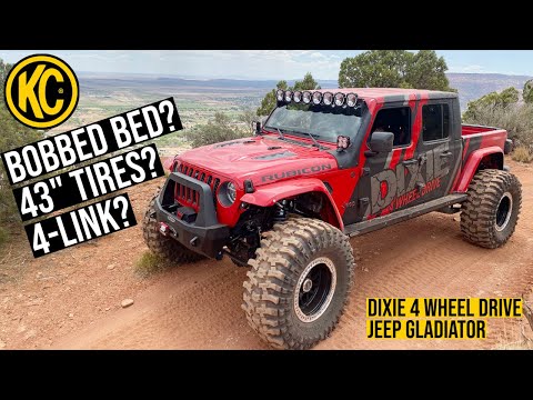 KC® Mild to Wild - Bobbed, Linked, and on 43s?? This Jeep Gladiator is INSANE!