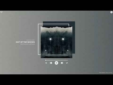 taylor swift - out of the woods (taylor's version) (sped up & reverb)