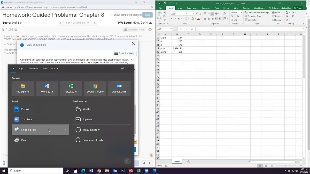 BUA 220 Chapter 8 Guided Problems