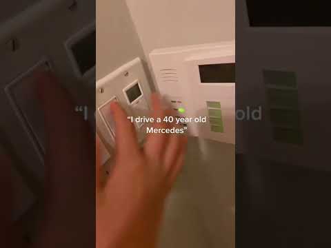 I drive a 40 years old mercedes 👀