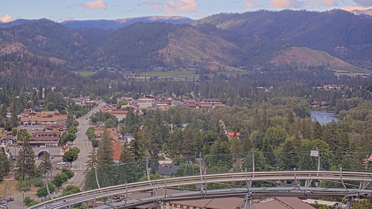 Live webcam view of Leavenworth Adventure Park Aerial View
