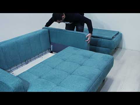 Миниатюра изображения товара Диван угловой Rivalli Орлеан (Elle Blue)