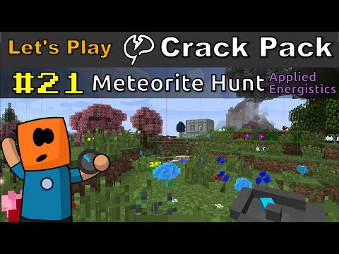 Minecraft - CrackPack #21 | Meteorite Hunt with Applied Energistics