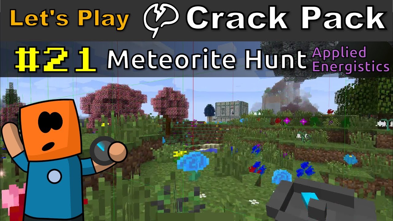 Minecraft - CrackPack #21 | Meteorite Hunt with Applied Energistics