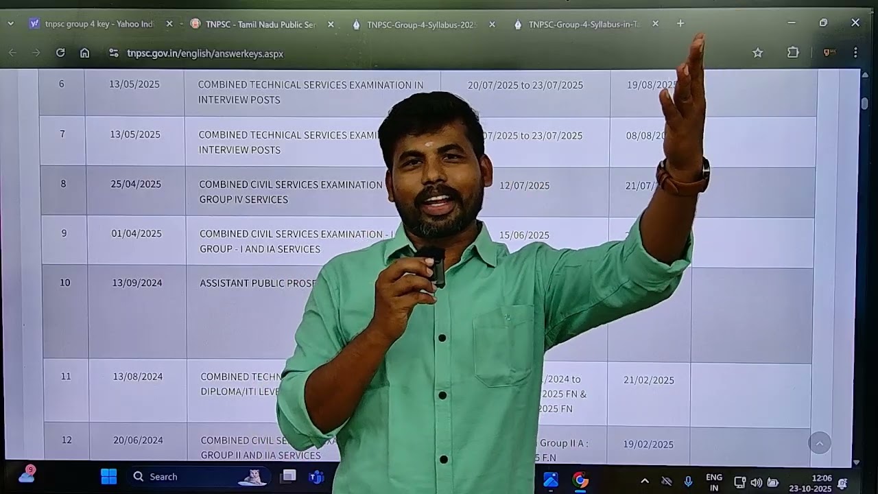 TNPSC தலைவர் அவர்களிடம் SYLLABUS UPDATE / FINAL KEY / கோரிக்கை 🙏 செய்வீர்
