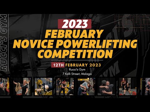2023 February Novice Powerlifting Competition