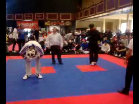 raymond daniels knock out!! in the irish open in citywest...