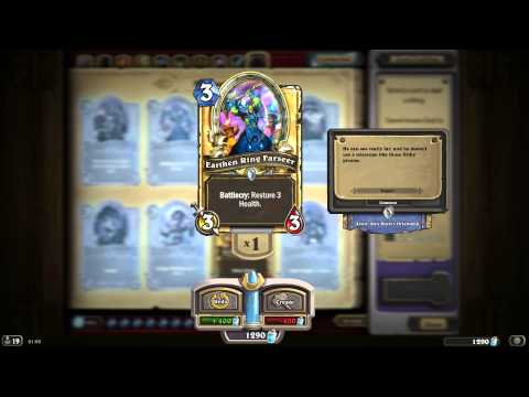 Earthen Ring Farseer HD Hearthstone Golden Card Spotlight