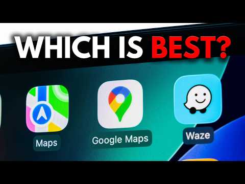 Apple Maps vs Google Maps vs Waze on CarPlay!