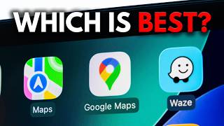 Apple Maps vs Google Maps vs Waze on CarPlay!