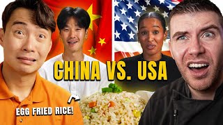 Pro Chef Reacts.. To Chinese vs Black Fried Rice SO PAINFUL TO WATCH
