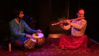 Guillaume Barraud, bansuri flute & Mosin Kawa, tabla | raga Latangi (Salon de musique)