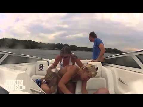 Seven Person Speed Boat CRASH! WITH SLOW MO    YouTube