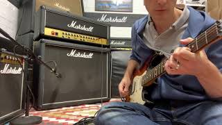 Video thumbnail for Marshall 2006 JCM2000 TSL60 60w Head Serial M-2006-14-0359A with 2x12 JMP #2104 Combo Cab by James Robinson-Wyatt
