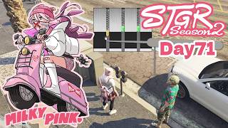 Day71【ストグラSeason2】ケバブ屋雑談 / 木こり仕事 / 初軽犯罪【ミルキー・ピンク】