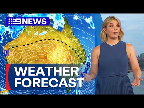 Australia Weather Update: Rain and storms set for large parts of the country | 9 News Australia