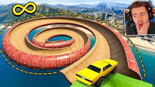 GTA V Online: CORRIDA no ESPIRAL DE MADEIRA bem ondulado!