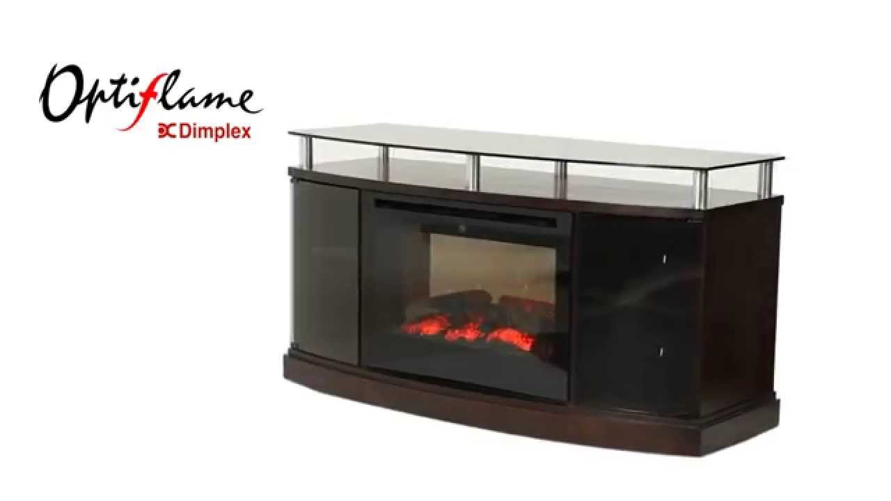 Szafka RTV z kominkiem elektrycznym, Dimplex Windham