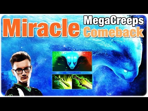 Miracle Morphling MID / MegaCreeps Comeback Dota 2