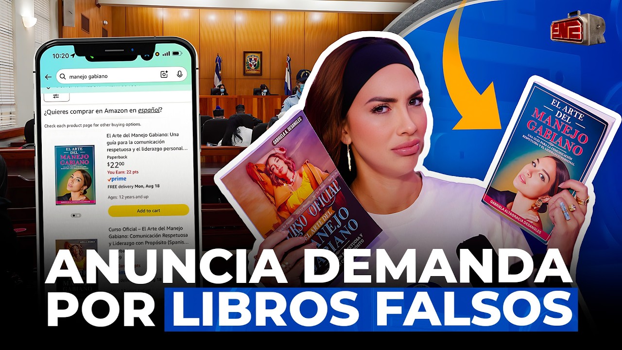 GABI DESANGLES ANUNCIA DEMANDA POR LIBROS FALSOS A SU NOMBRE SOBRE MANEJO GABIANO