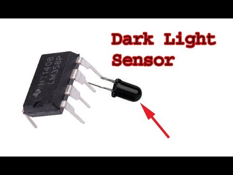 How to make a Dark light sensor using IR Sensor, dark auto ON OFF Video