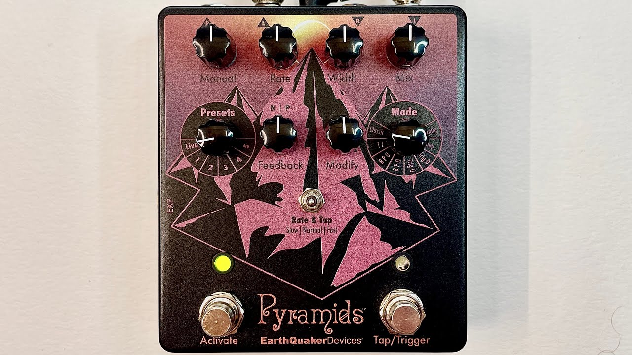 Pyramids Stereo Flanging Device by EarthQuaker Devices Pedal Demo! A portal to new sonic dimensions!