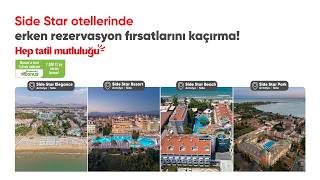 Side Star otellerinin ayrıcalıklı dünyasını keşfetmeye hazır mısın?