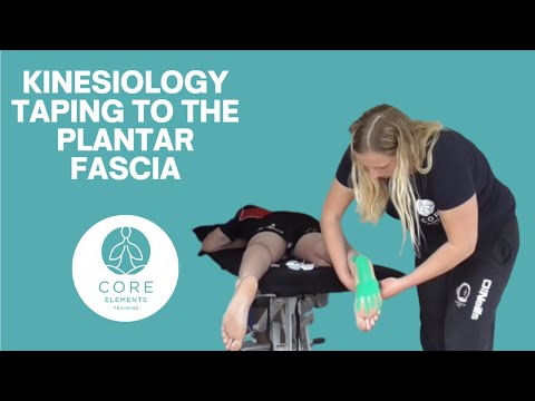 Kinesiology Taping to the Plantar Fascia