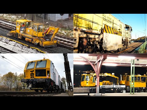 Svenska Arbetståg / Compilation of Swedish Work Trains - 4k60