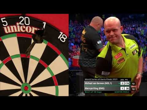 Michael Van Gerwen v Mervyn King | 2021 World Series Of Darts Finals | Quarter Final