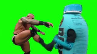 Randy Orton kicks IShowSpeed green screen