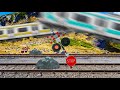 Railroad Crossing With A Big Pinch