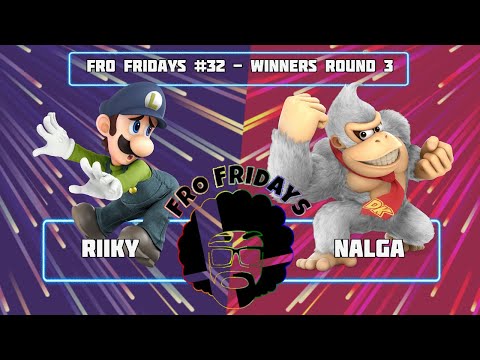 Fro Fridays #32 Winners Round 3 - RiiKy (Luigi) vs. Nalga (DK) Smash Ultimate - SSBU