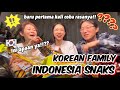 Korean Family Trying INDONESIA SNACKS 🇲🇨